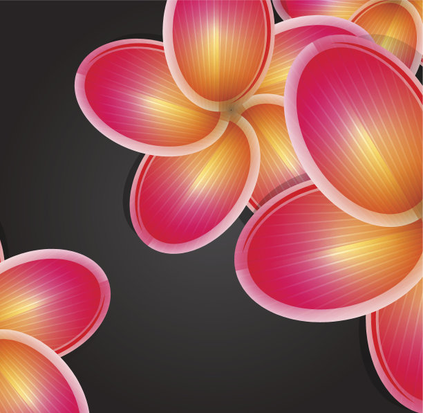 向量花背景图片下载