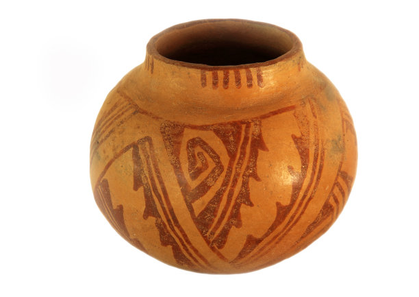 史前霍霍坎壶，公元1100-1400年，亚利桑那州南部图片下载