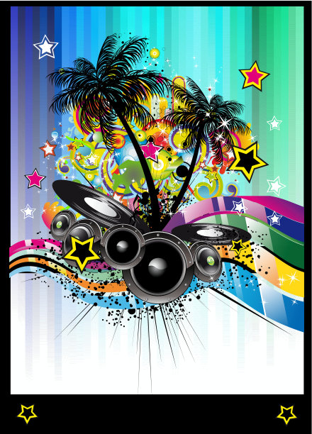 音乐活动迪斯科飞人图片下载