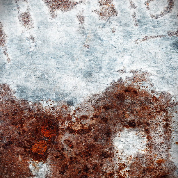 旧的、脏的、生锈的金属板图片下载