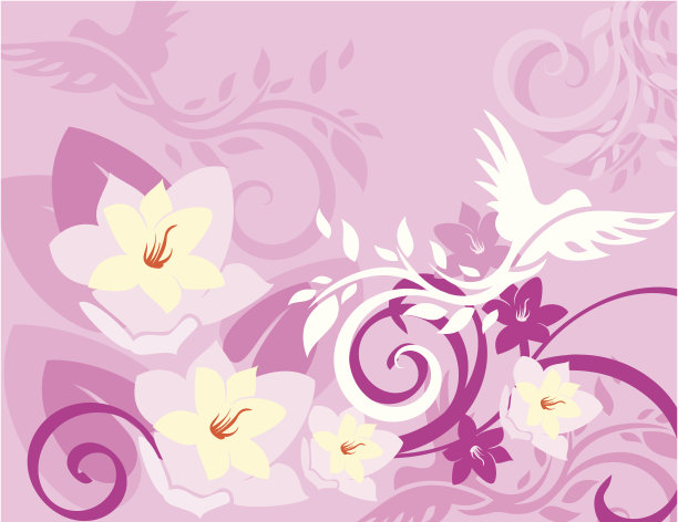 花鸟背景系列图片下载