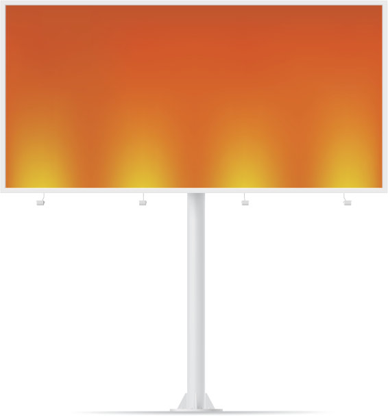 空白的广告牌。图片下载