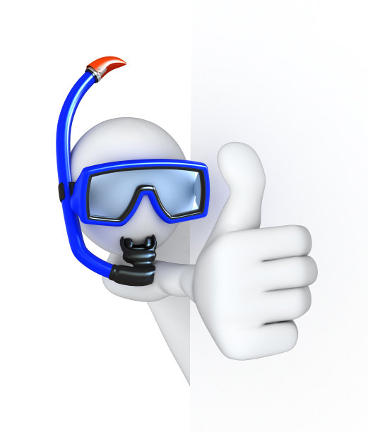 潜水员点赞图片下载