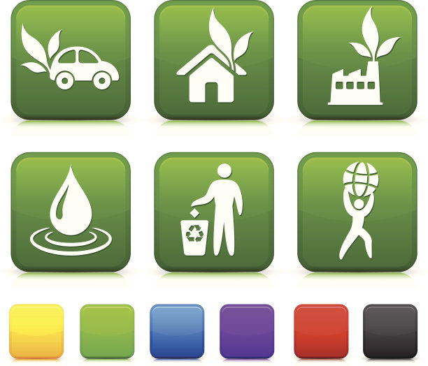 绿色环境的图标图片下载