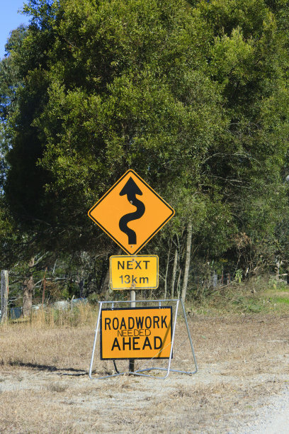道路施工需要路标图片下载
