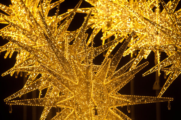 星星闪闪发光的圣诞图片下载