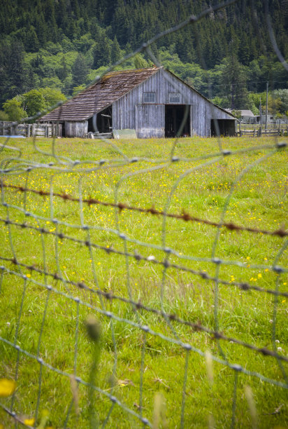 谷仓和牧场图片下载