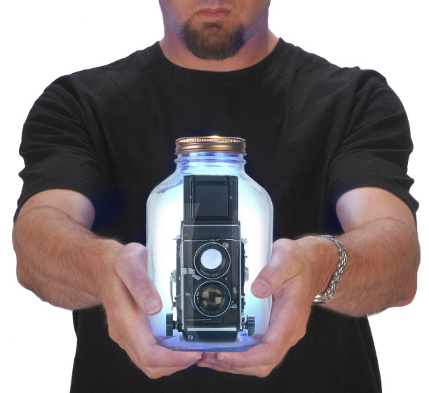 瓶子里的相机图片下载