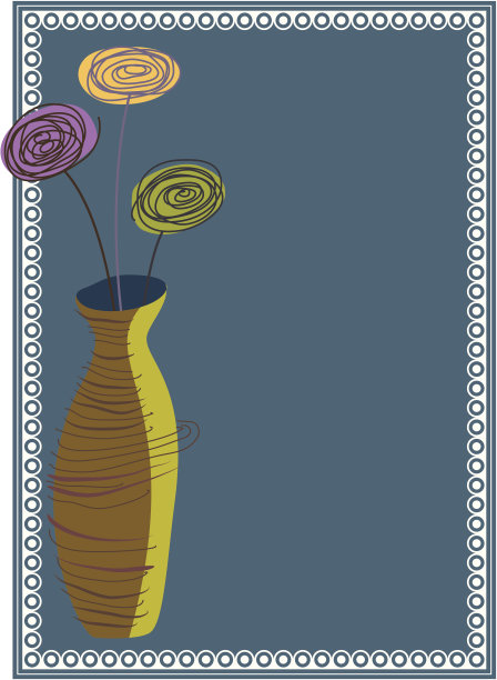 花束的花瓶图片下载