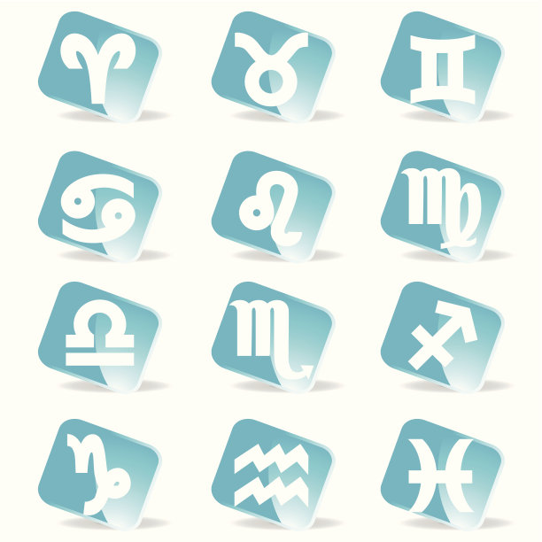 光滑的星座图标集图片下载