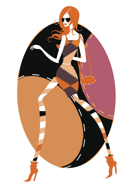 Skiiny长腿女孩图片下载