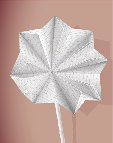 纸花与笔迹纹理。Eps10图片下载