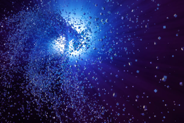 由立方体构成的抽象数字背景图片下载