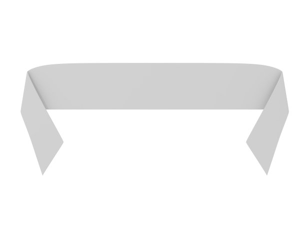 足球围巾旗帜孤立在白色图片下载