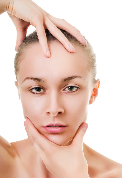 把你的手指放在脸上图片下载