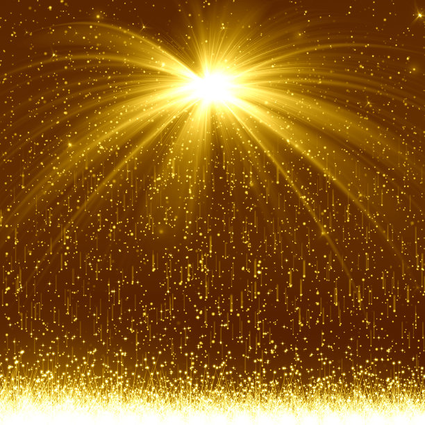 金色圣诞背景图片下载