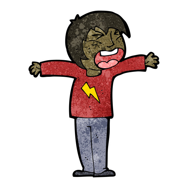 卡通生气的人图片下载