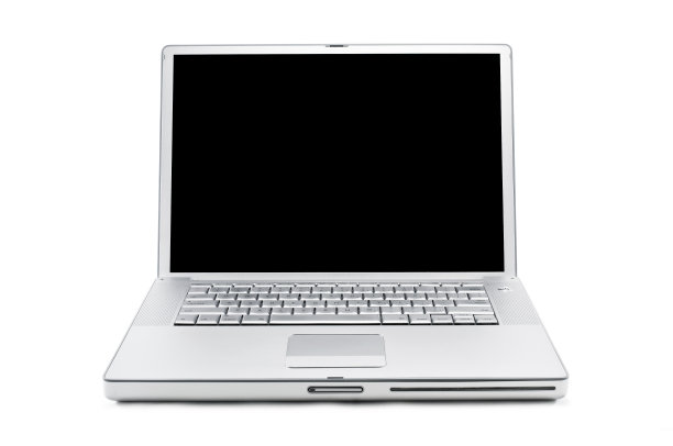 银笔记本孤立图片下载