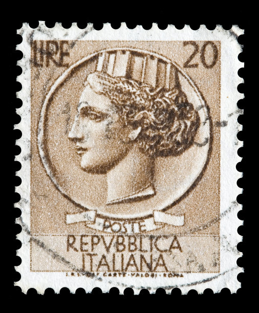意大利邮票塔丽塔意甲。20里拉图片下载
