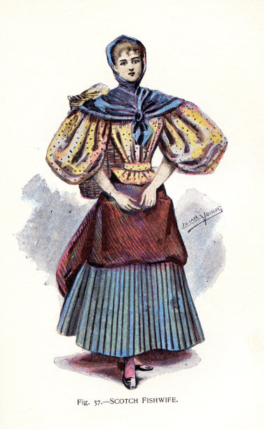 苏格兰泼妇时期的服装素材图片
