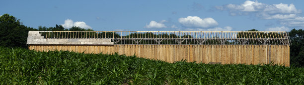 在建的康涅狄格遮荫烟草仓库图片下载