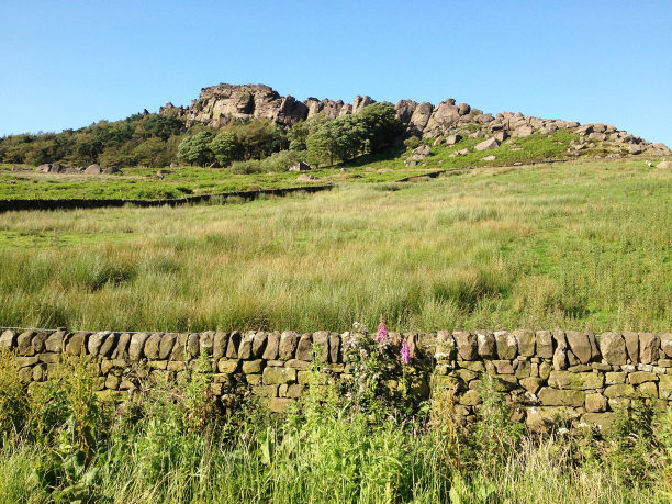 斯塔福德郡的蟑螂岩层图片下载