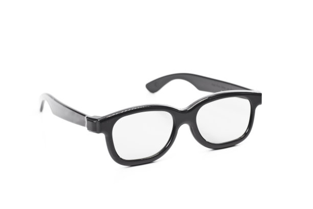 3d眼镜孤立在白色背景上图片下载