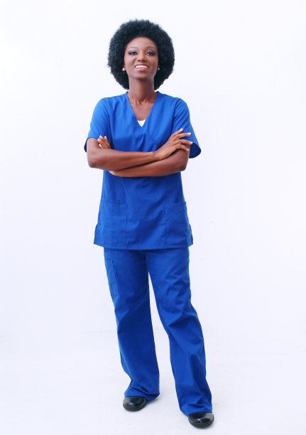 非洲中心主义的护士微笑图片下载