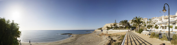 海滩全景面前图片下载