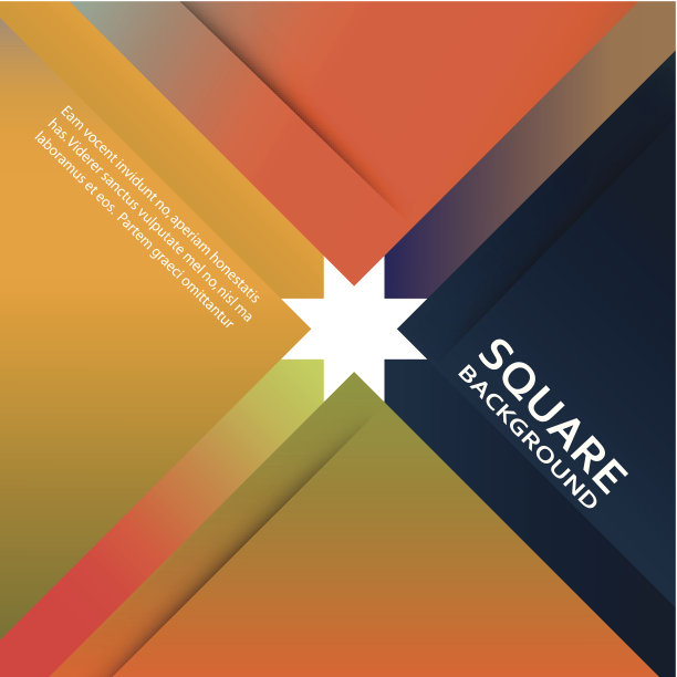 向量四个带星号的三角形图片下载