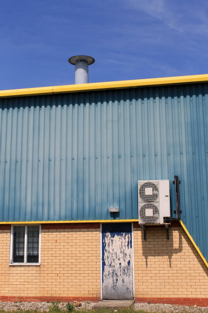 仓库有空调装置图片下载