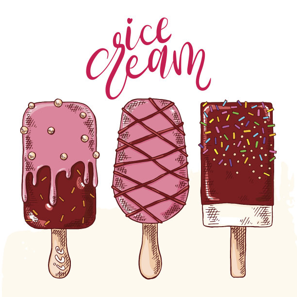 冰淇淋。图片下载
