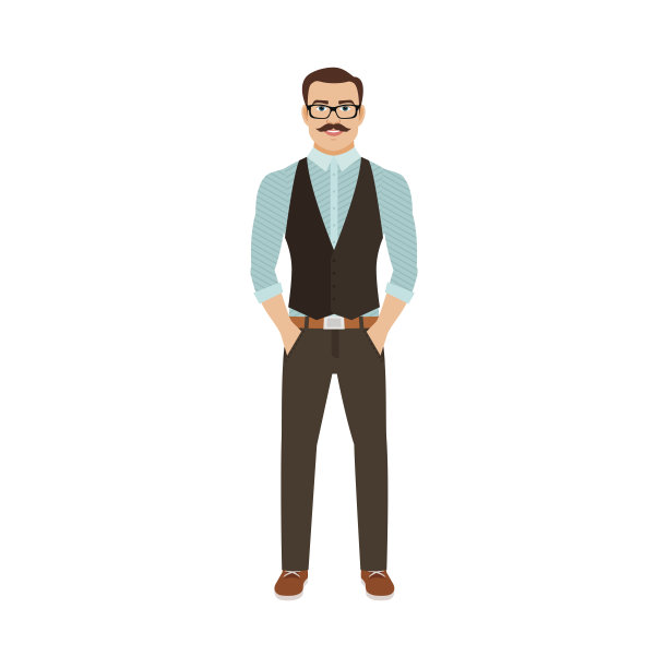 穿着时尚的男人图片下载