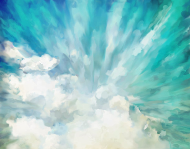 蓝色抽象艺术背景素材图片