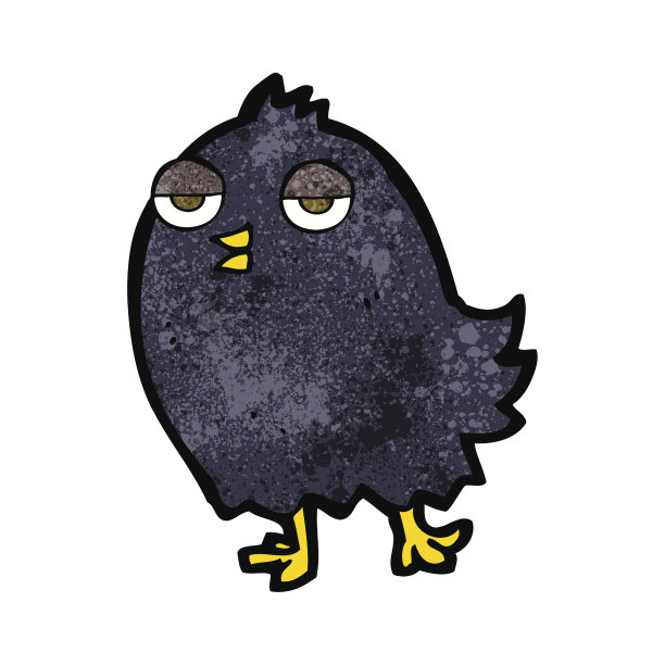 有趣的卡通鸟图片下载