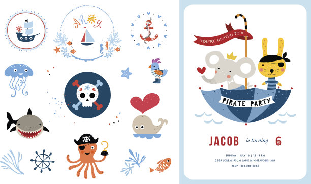 卡片设计和元素Set_10素材图片