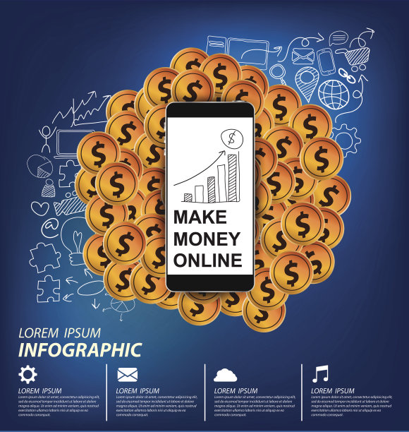 电子商务概念矢量插图图片下载
