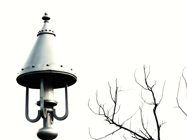 路灯孤立图片下载