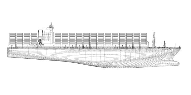 集装箱船的货物图片下载