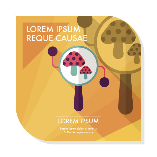 婴儿拨浪鼓图标与长影子，eps10图片下载