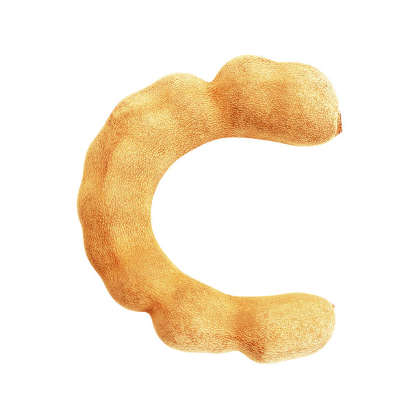 在白色背景上分离的罗望子图片下载