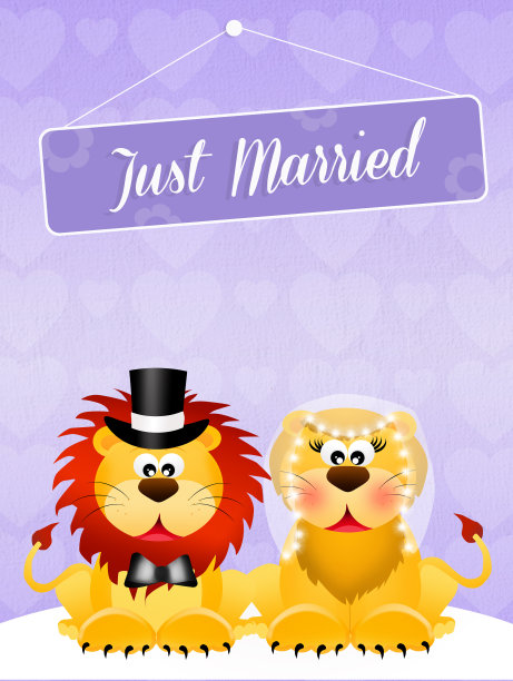 婚礼的狮子图片下载