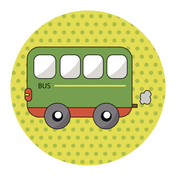 交通车主题元素向量，eps图片下载