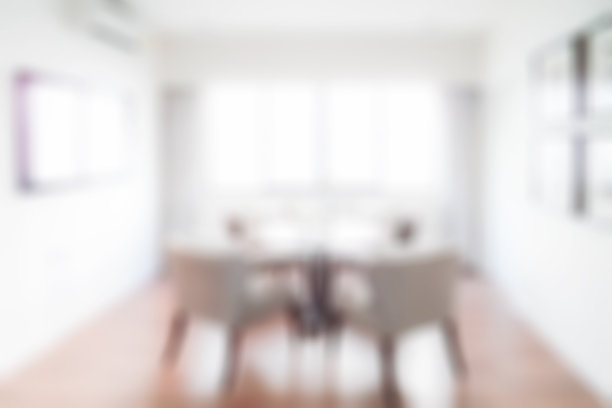 餐厅餐桌散焦图片下载