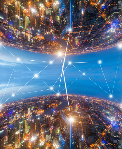 上海天际线日落图片下载