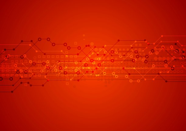 红亮技术背景素材图片