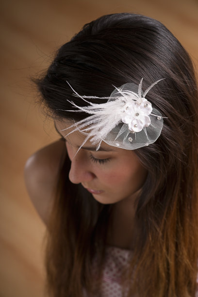 少女造型发饰图片下载