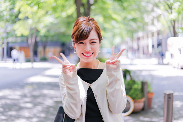 笑顔が可愛い　女性素材图片