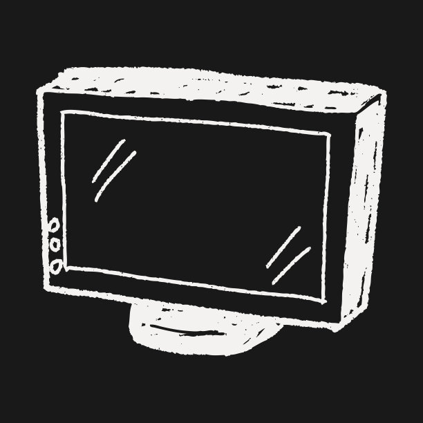 电视涂鸦图片下载