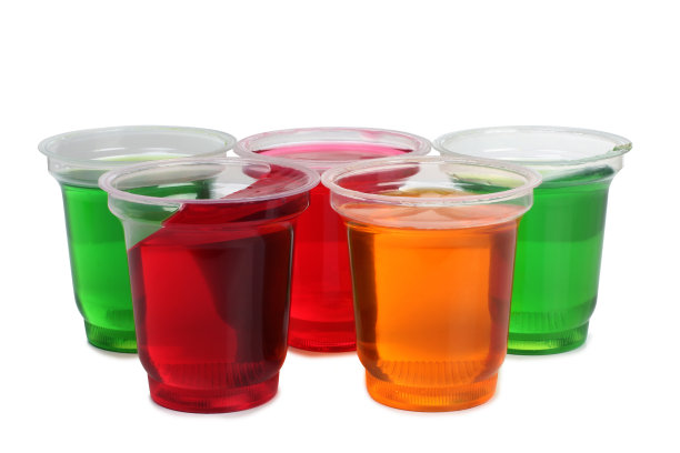 塑料杯果酱素材图片